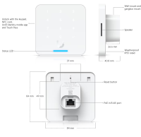 Ubiquiti UniFi Access G3 Reader Flex - White (UA-G3-Flex-W) - imagine 4