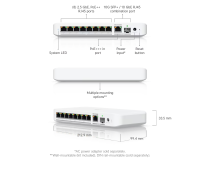 UBIQUITI UniFi Flex 2.5G PoE (USW-Flex-2.5G-8-PoE) - imagine 6