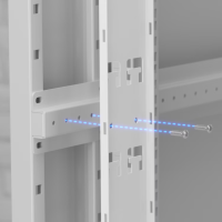 UBIQUITI UniFi Vertical Rack Cable Management (UACC-Rack-42U-VCM) - imagine 6